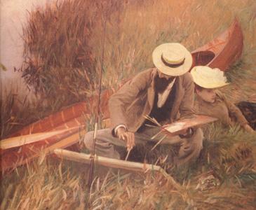 John Singer Sargent Paul Helleu Sketching with his Wife (nn03)